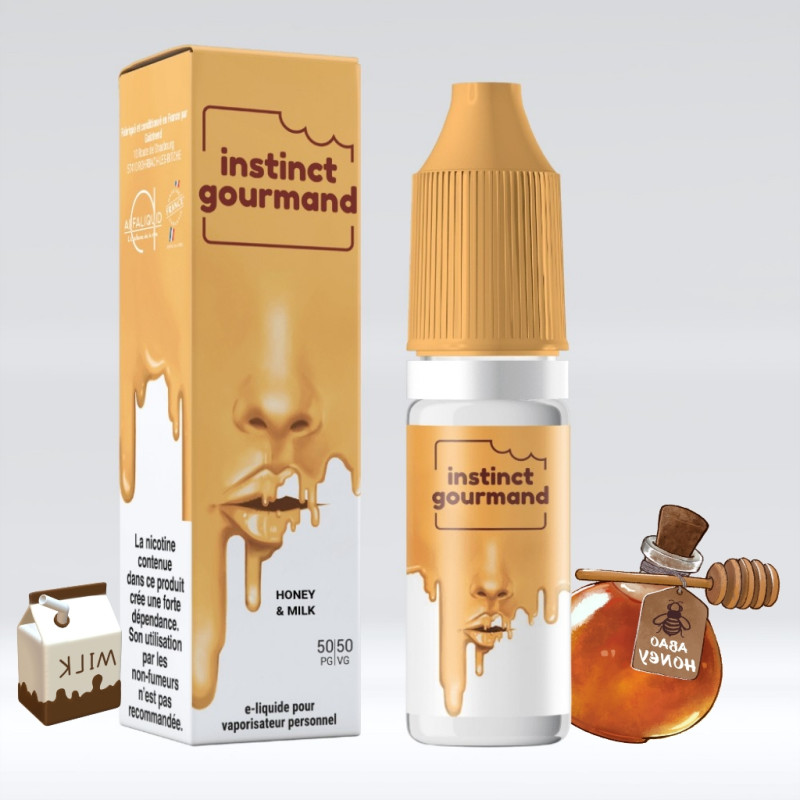 Honey & Milk 10ml (6mg) - Alfaliquid Instinct Gourmand