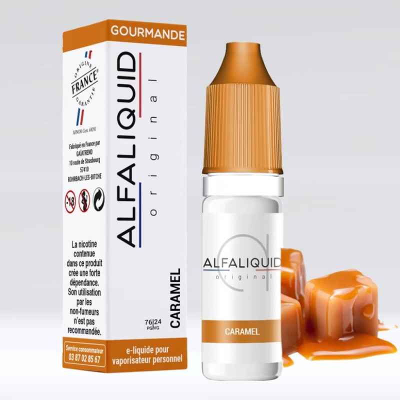 Caramel 10ml (16mg) - Alfaliquid Gourmandes