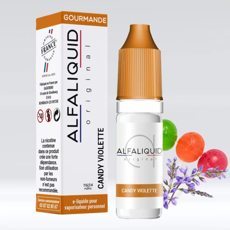 Candy Violette 10ml (0mg) - Alfaliquid Gourmandes