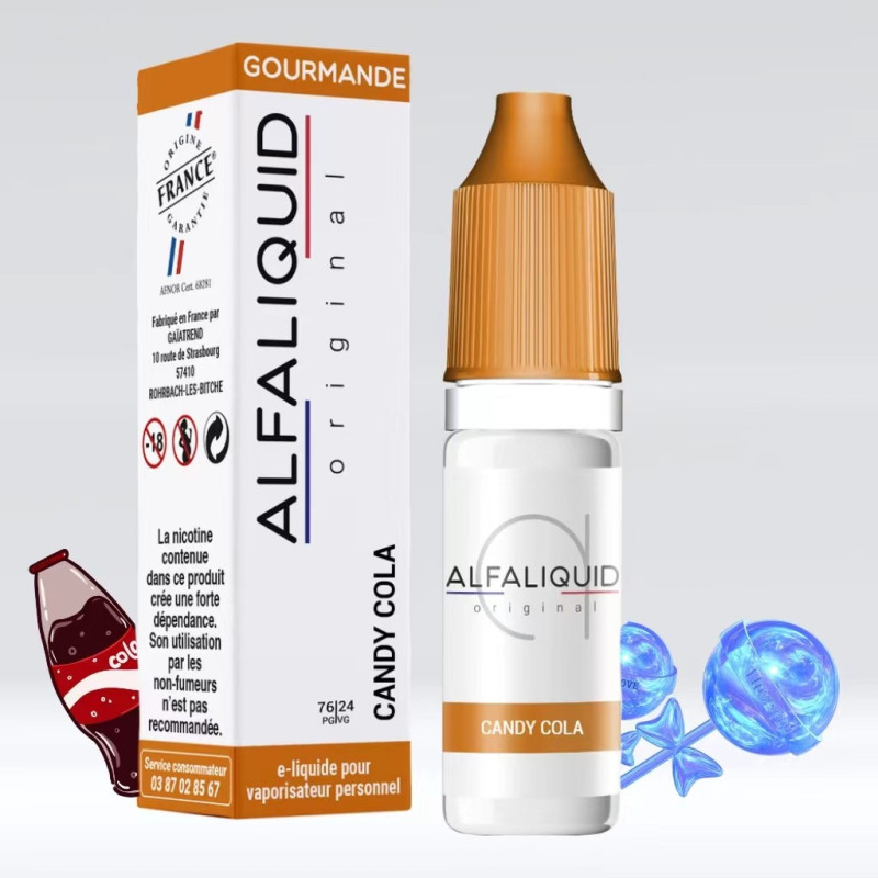 Candy Cola 10ml (0mg) - Alfaliquid Gourmandes
