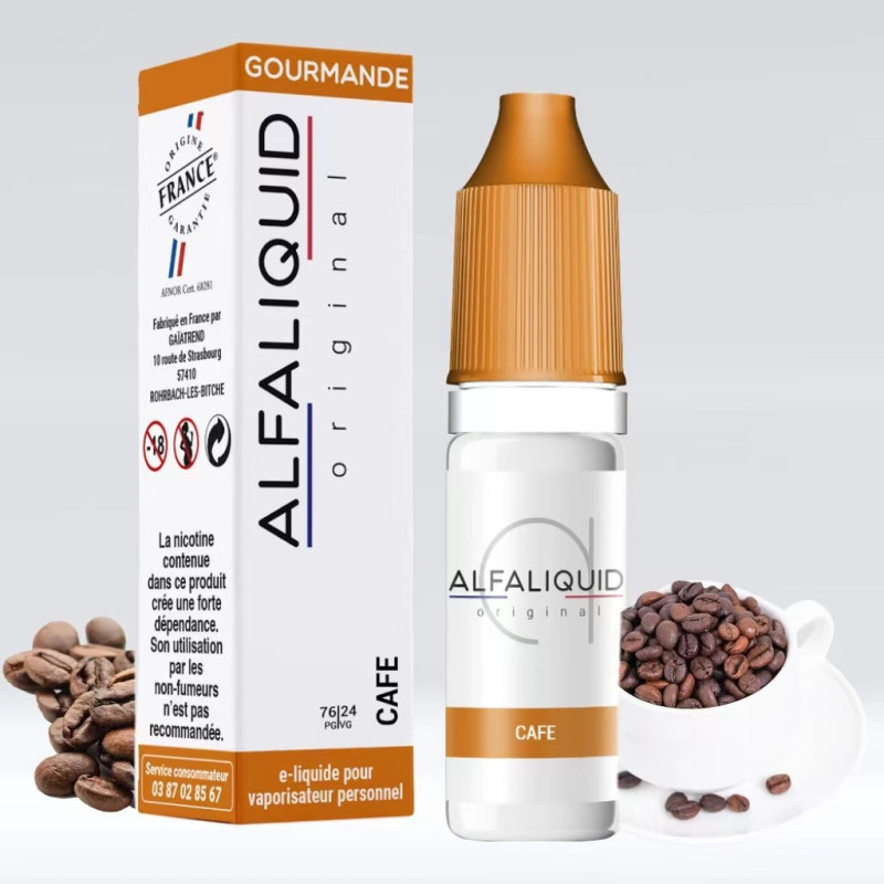 Café 10ml (0mg) - Alfaliquid Gourmandes