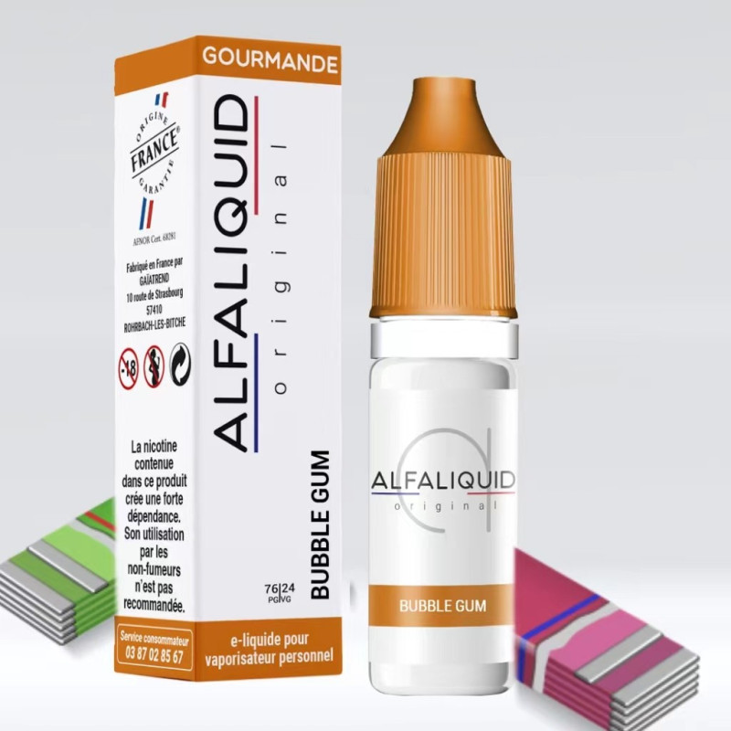 Bubble Gum 10ml (11mg) - Alfaliquid Gourmandes