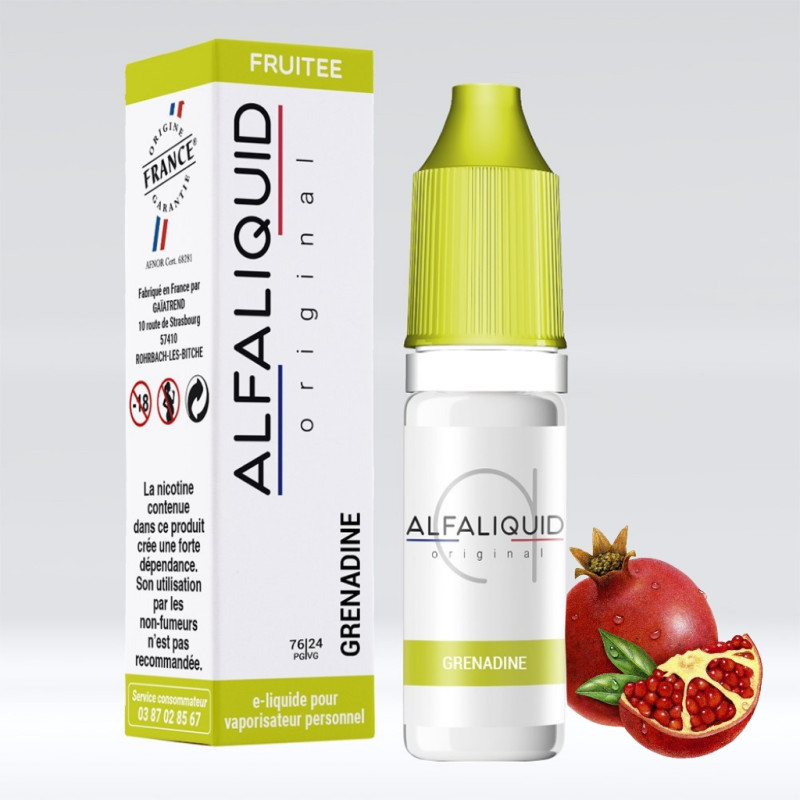 Grenadine 10ml (3mg) - Alfaliquid Fruitées