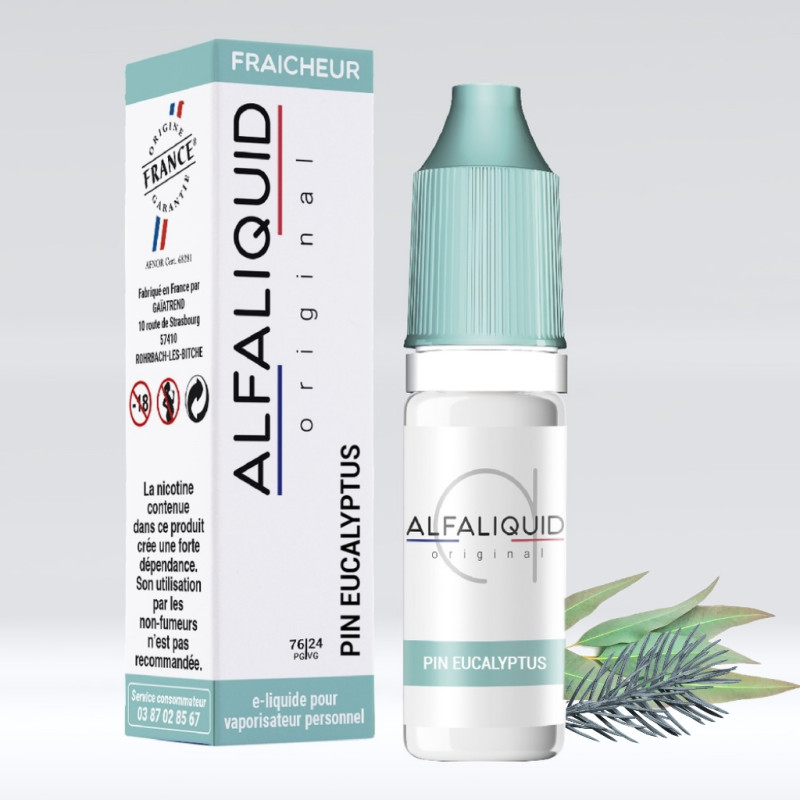 Pin Eucalyptus 10ml (3mg) - Alfaliquid Fraicheur