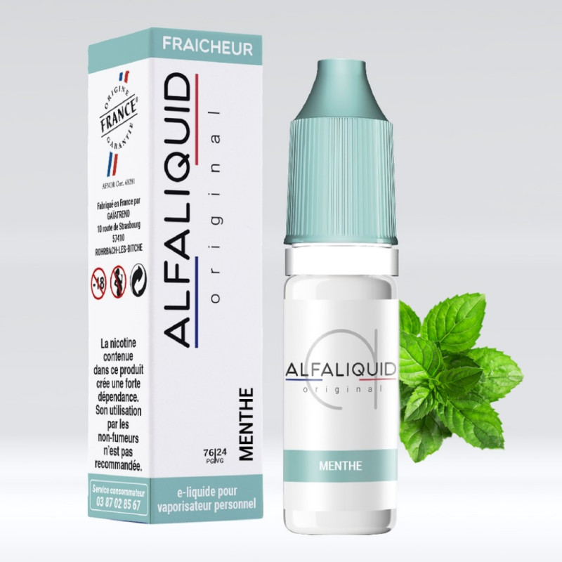 Menthe 10ml (16mg) - Alfaliquid Fraicheur