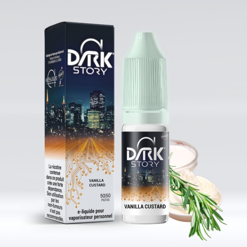 Vanilla Custard 10ml (6mg) - Alfaliquid Dark Story