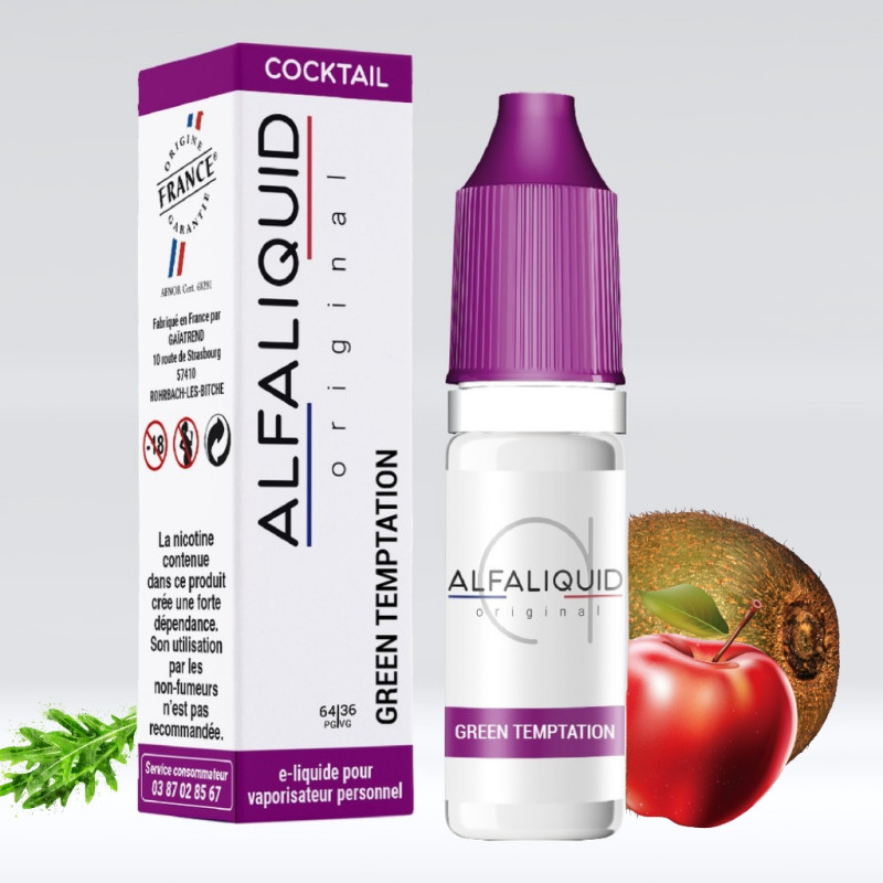 Green Temptation 10ml (6mg) - Alfaliquid Cocktail