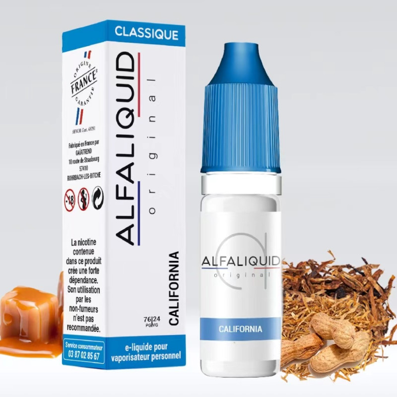 California 10ml (19.6mg) - Alfaliquid Classique