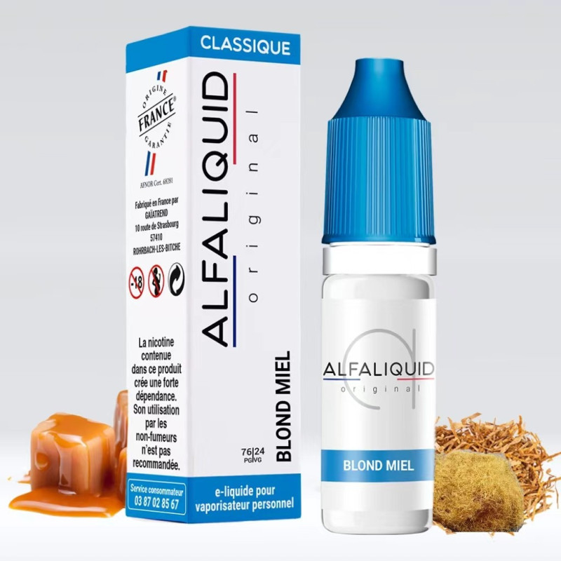 Blond Miel 10ml (0mg) - Alfaliquid Classique
