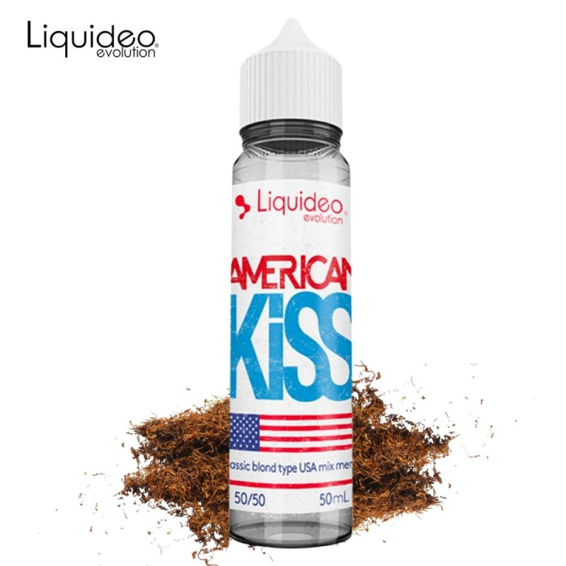 Liquideo (0mg) - American Kiss 50ml