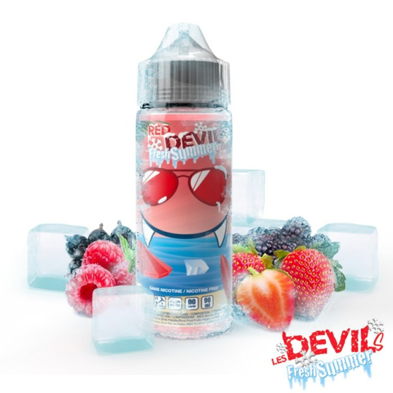 Red 100ml (0mg) - Devil Fresh Summer by Avap