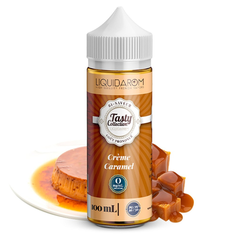 Crème Caramel 100ml (0mg) - Tasty by Liquidarom