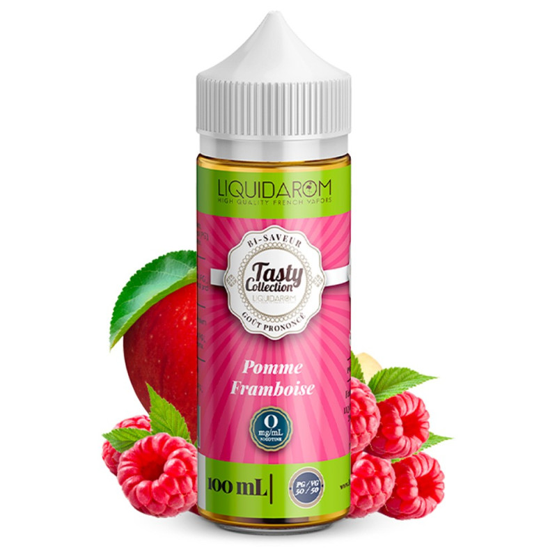 Pomme Framboise 100ml (0mg) - Tasty by Liquidarom