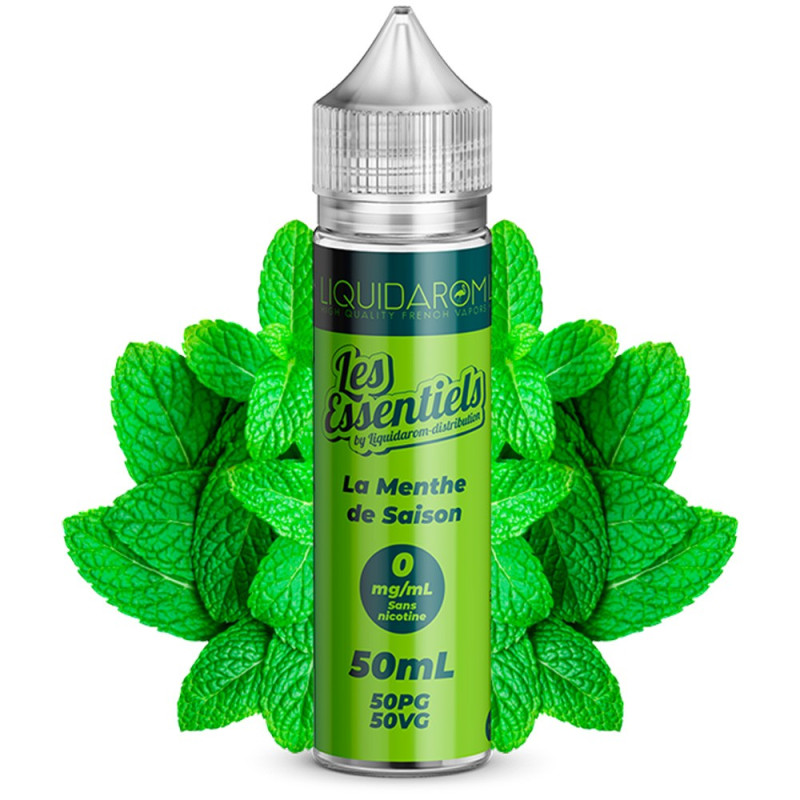 La Menthe de Saison 50ml (0mg) - Les Essentiels by Liquidarom