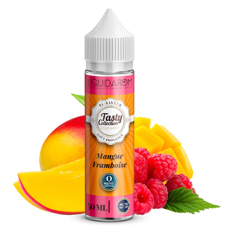 Mangue Framboise 50ml (0mg) - Tasty by Liquidarom