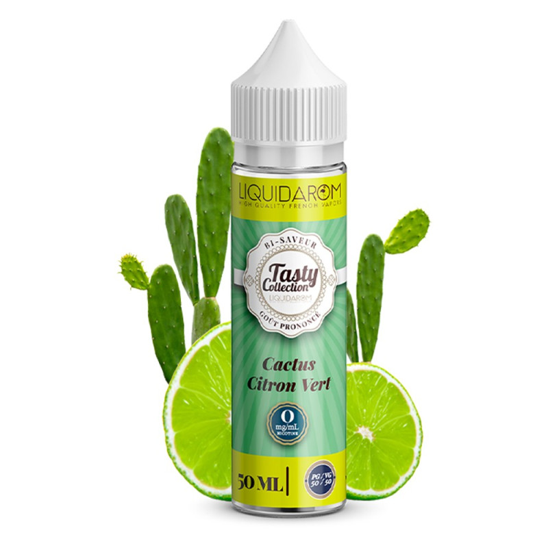 Cactus Citron Vert 50ml (0mg) - Tasty by Liquidarom