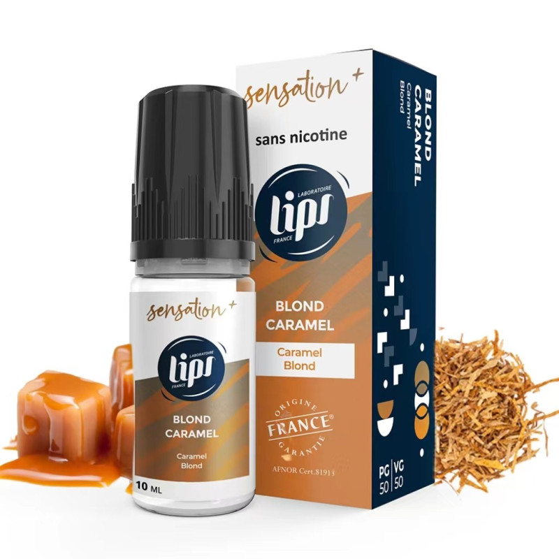 Blond Caramel 10ml (6mg) - Sensation by Le French Liquide