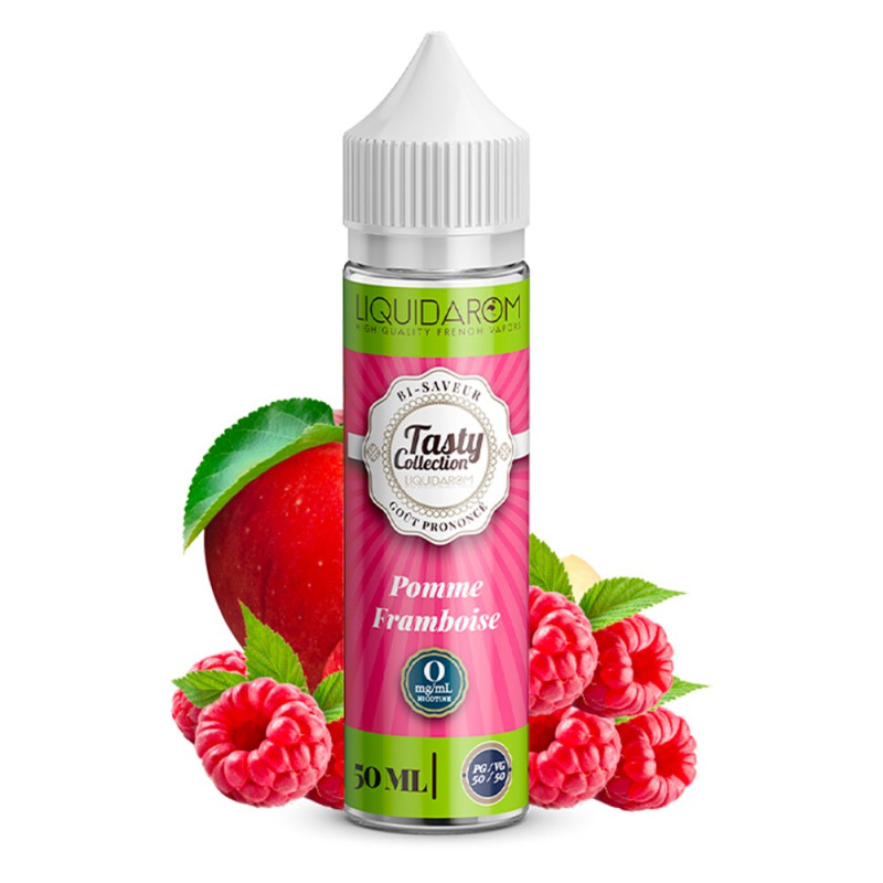 Pomme Framboise 50ml (0mg) - Tasty by Liquidarom