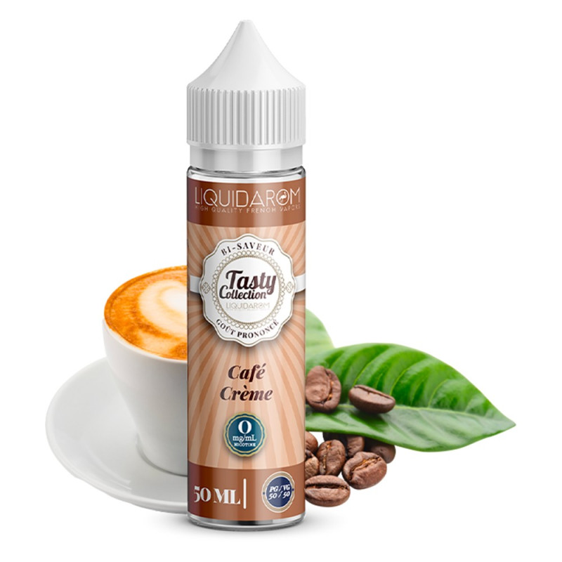 Café Crème 50ml (0mg) - Tasty by Liquidarom