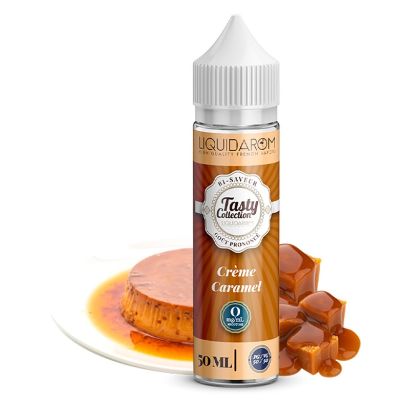 Crème Caramel 50ml (0mg) - Tasty by Liquidarom