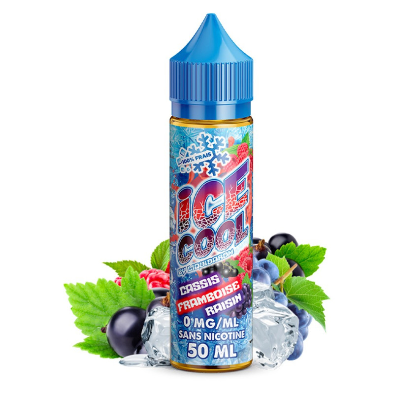 Cassis Framboise Raisin 50ml (0mg) - Ice Cool by Liquidarom