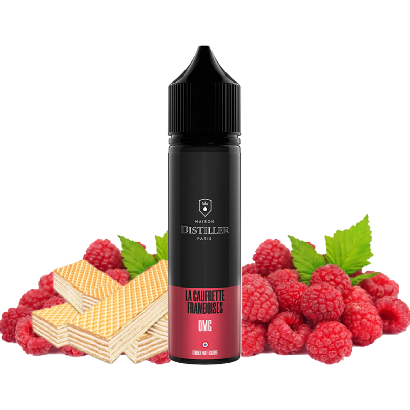 La Gaufrette Framboises 50ml (0mg) - Maison Distiller