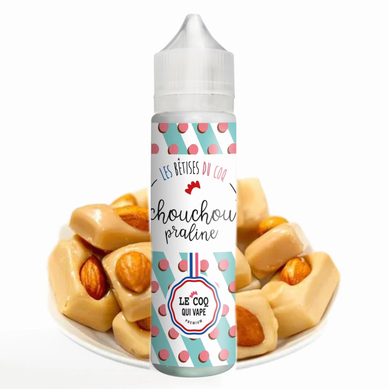 Chouchou Praline 50 ml (0mg) - Les Bêtises du Coq