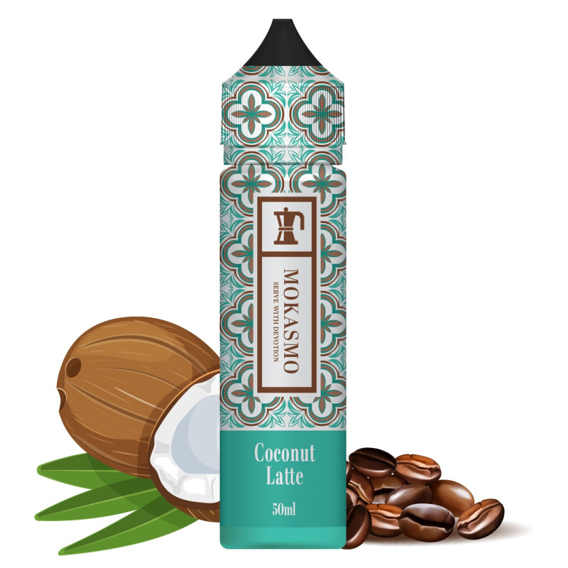 Coconut Latte 50ml (0mg) - Mokasmo by Aisu