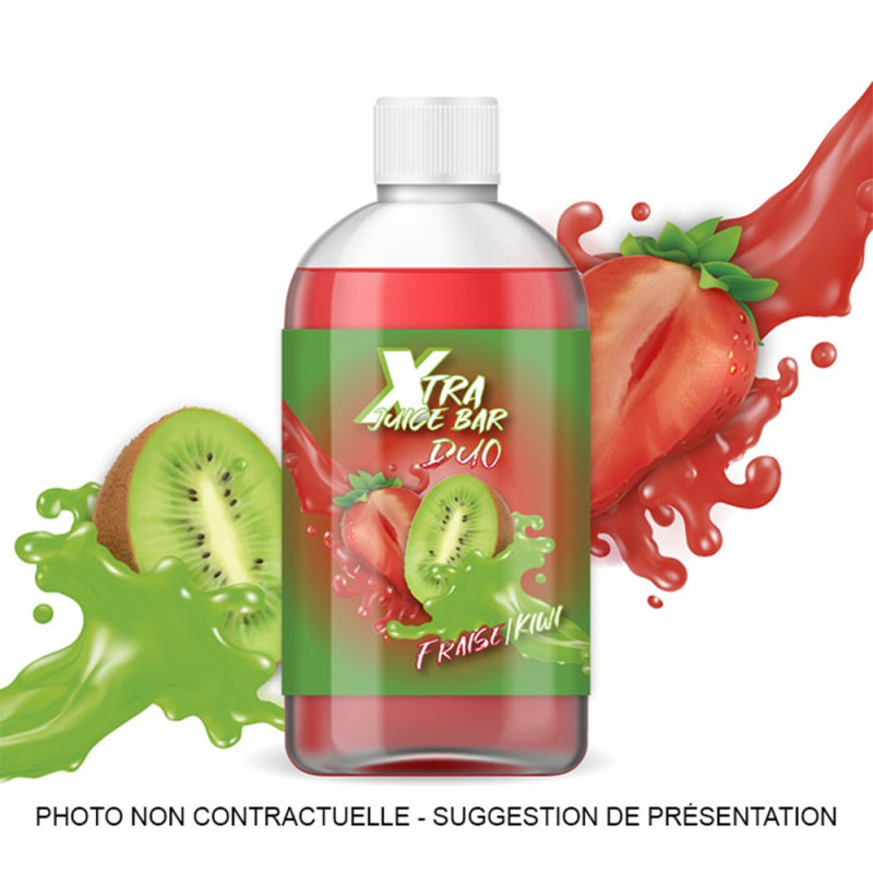 Duo Fraise-Kiwi 1L (0mg) - Xtra Juice Bar
