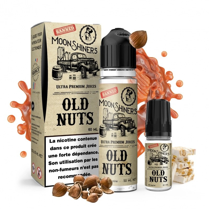 Old Nuts 60ml Easy2Shake (3mg) - Moon Shiners by Le French Liquide