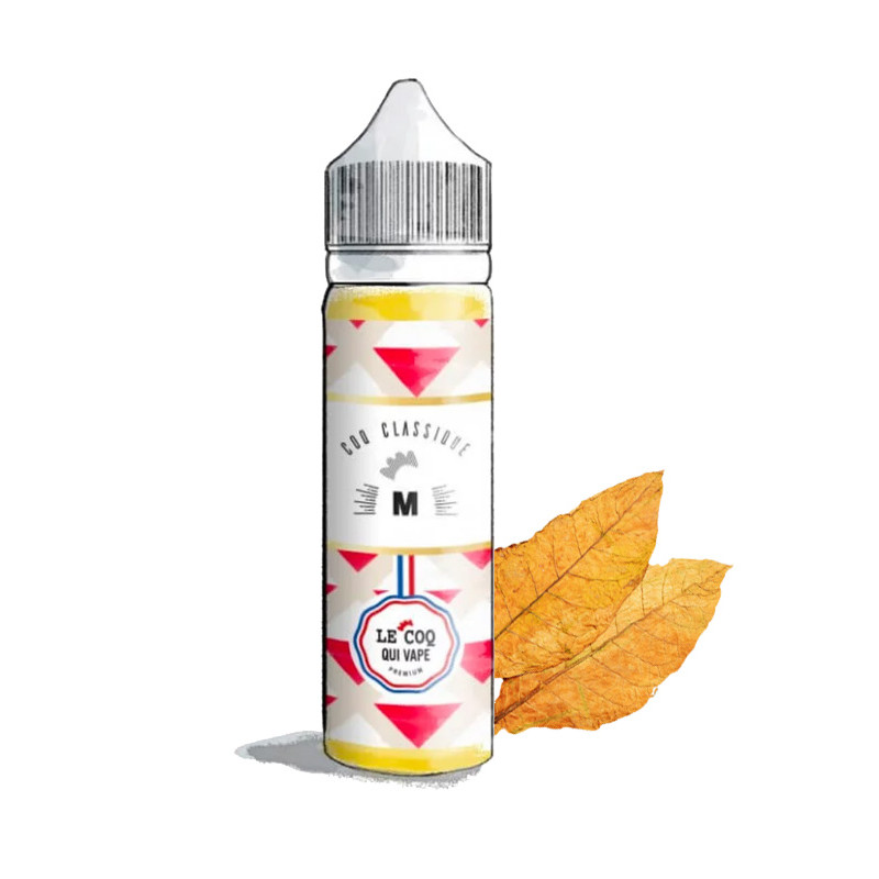 Tabac M 50ml (0mg) - Le Coq Classique