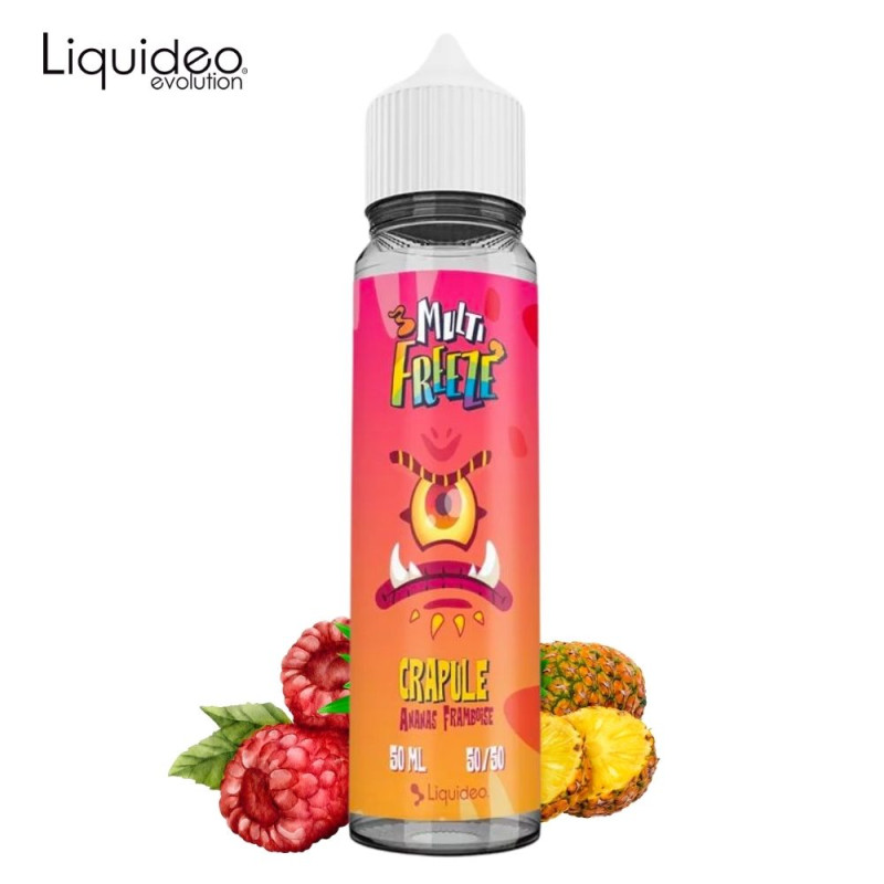 Crapule Ananas Framboise 50ml (0mg) - Multifreeze by Liquideo