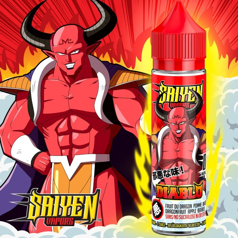Saiyen Diablo 50ml (0mg) - Saiyen Vapors by Swoke