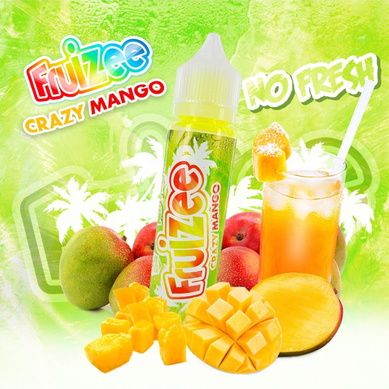 Crazy Mango 50ml (0mg) - Fruizee No Fresh by ELIQUID France