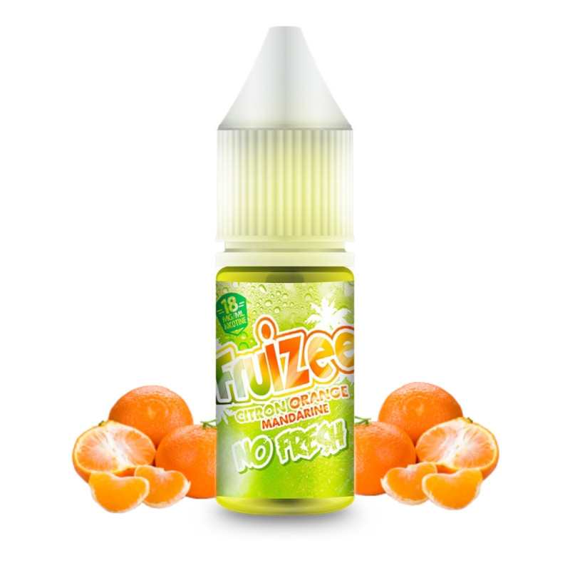 Citron Orange Mandarine 10ml (3mg) - Fruizee No Fresh by Eliquid France