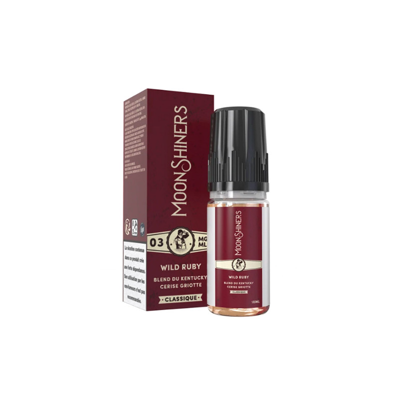 Wild Ruby 10ml Moonshiners Basics (Nicotine:03 mg/ml) - Le French Liquide