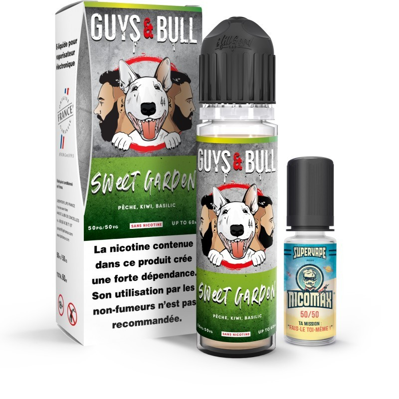 Sweet Garden 60ml Easy2Shake (3mg) - Guys & Bull by Le French Liquide
