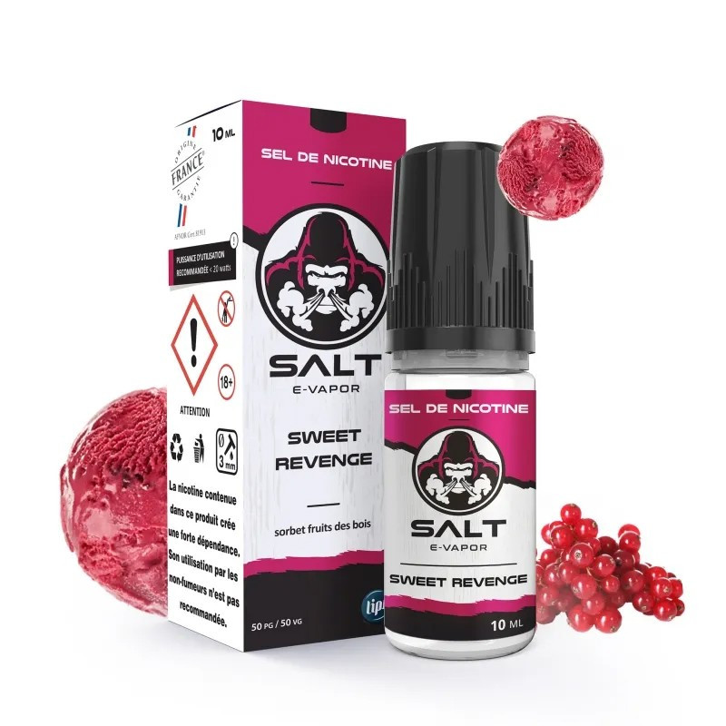 Salt E-Vapor: Sweet Revenge 10ml (10mg) - Le French Liquide