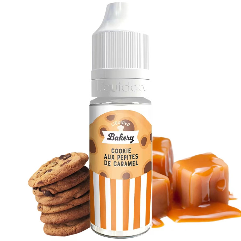 Cookie aux pépites de caramel 10ml (6mg) - Liquideo