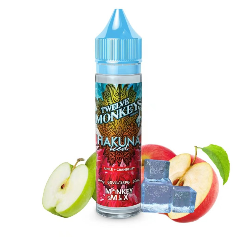 HAKUNA ICED 50ml (0mg) - Ice Age by 12 Monkeys