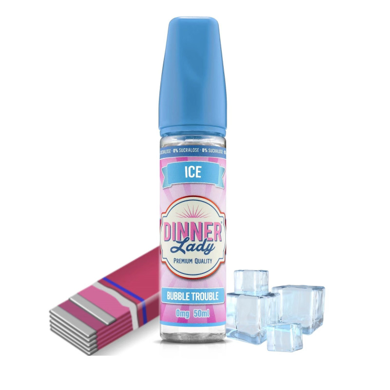 Bubble Trouble 50ml ICE 0% Sucralose (0mg) - Dinner Lady