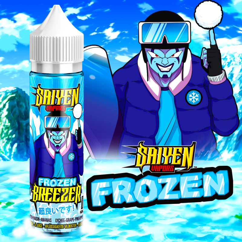 Frozen Breezer 50ml (0mg) - Saiyen Vapors by Swoke