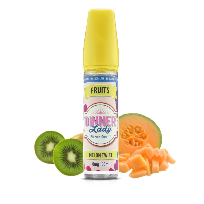 Melon Twist 50ml 0% Sucralose (0mg) - Dinner Lady