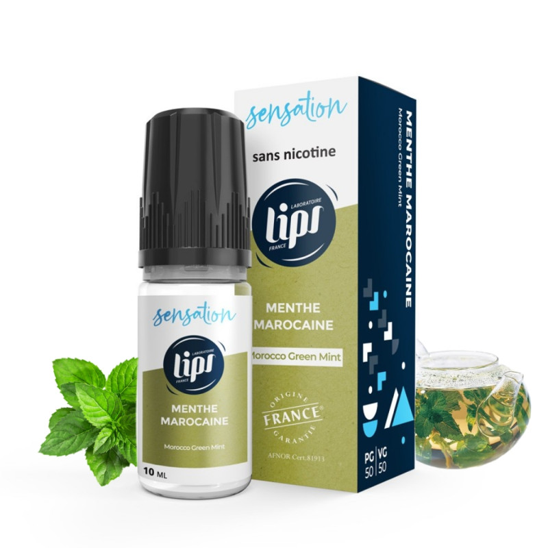 Menthe marocaine 10ml (3mg) - Sensation by Le French Liquide