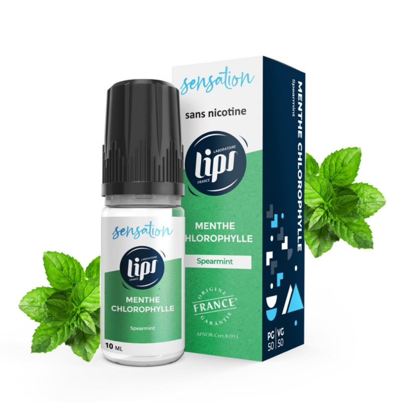 Menthe chlorophylle 10ml (6mg) - Sensation by Le French Liquide