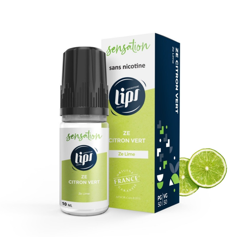 Ze citron vert 10ml (6mg) - Sensation by Le French Liquide