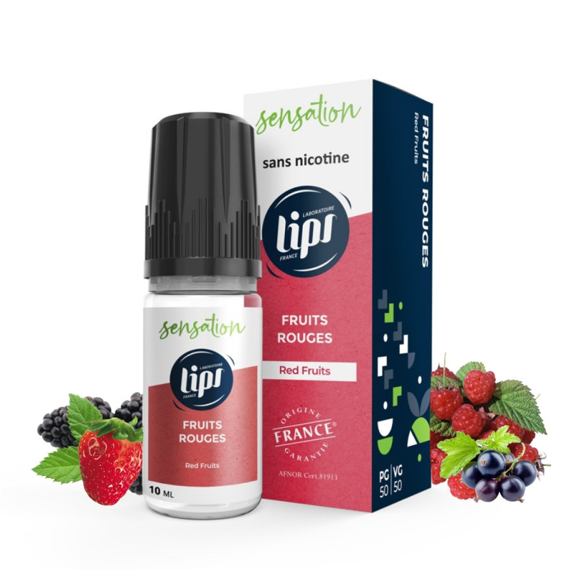 Fruits rouges 10ml (6mg) - Sensation by Le French Liquide