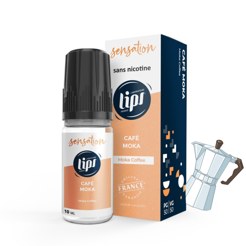 Café Moka 10ml (16mg) - Sensation by Le French Liquide