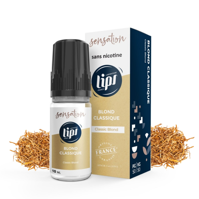 Blond classique 10ml (3mg) - Sensation by Le French Liquide