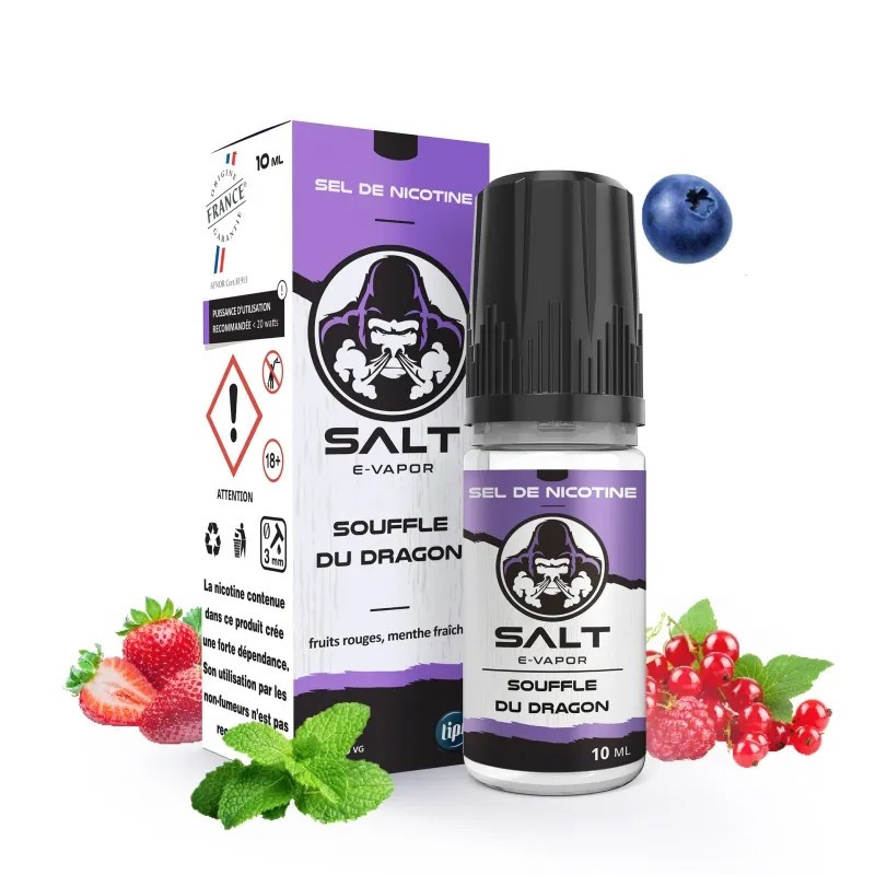 Salt E-Vapor: Souffle du Dragon 10ml (5mg) - Le French Liquide